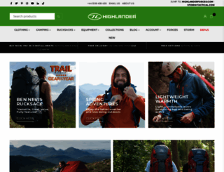 highlander-outdoor.com screenshot