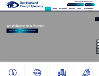 highlandfamilyoptometry.com screenshot