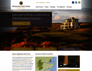highlandgolflinks.com screenshot