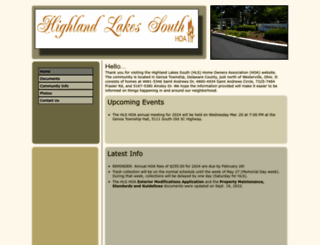 highlandlakes-south.org screenshot