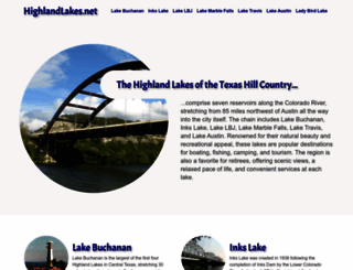 highlandlakes.net screenshot