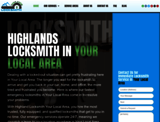 highlandlocksmithdenver.com screenshot