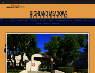 highlandmeadowsapts.com screenshot