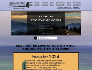 highlandparkedmond.org screenshot