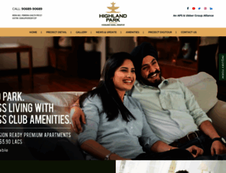 highlandparkhomes.in screenshot