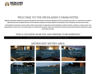 highlandscommunities.com screenshot