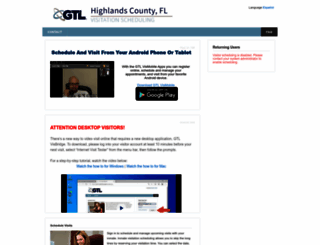 highlandscountyfl.gtlvisitme.com screenshot