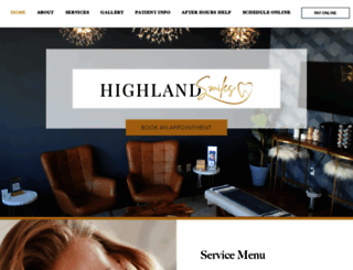 highlandsmiles.net screenshot