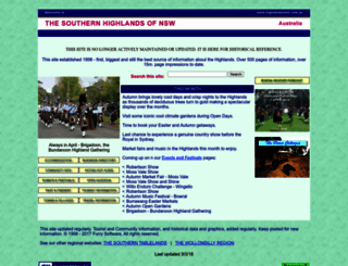 highlandsnsw.com.au screenshot