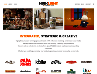 highlightpr.co.uk screenshot