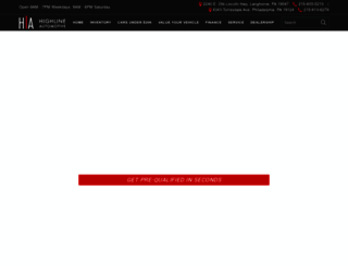 highlineautosinc.com screenshot