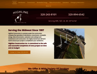 highlineconstructionmn.com screenshot