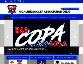 highlinesa.org screenshot