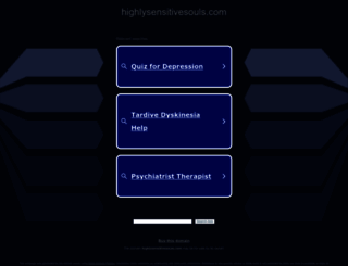 highlysensitivesouls.com screenshot