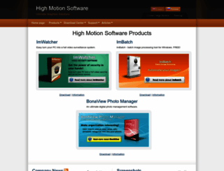 highmotionsoftware.com screenshot