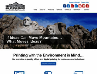 highmountaingraphics.com screenshot