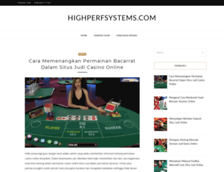 highperfsystems.com screenshot