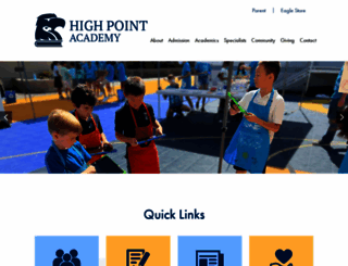 highpointacademy.org screenshot