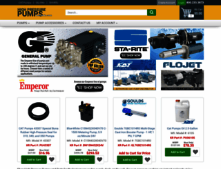 highpressurepumpsandparts.com screenshot