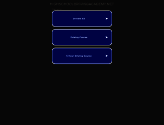 highschooldrivingacademy.net screenshot