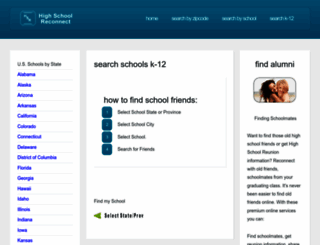 highschoolreconnect.com screenshot