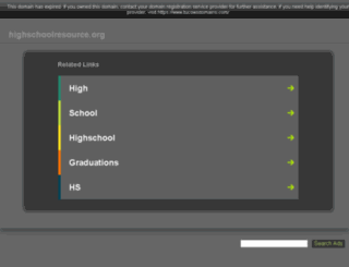 highschoolresource.org screenshot