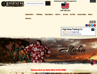 highseastradingco.com screenshot