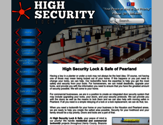 highsecuritylockandsafe.com screenshot