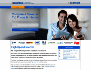 highspeed-internet.com screenshot