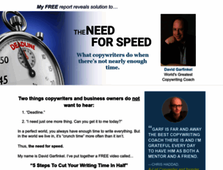 highspeedcopywriting.com screenshot