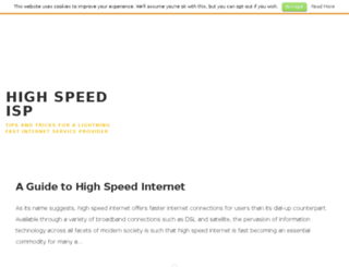highspeedisp.net screenshot