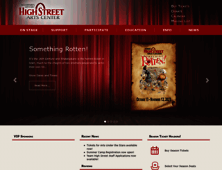 highstreetartscenter.com screenshot