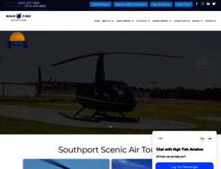 hightidehelicopters.com screenshot