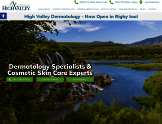 highvalleydermatology.com screenshot