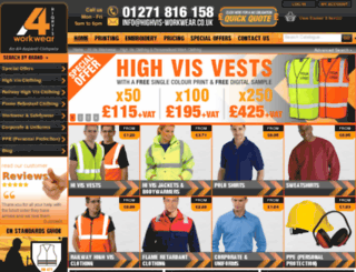 highvis-workwear.co.uk screenshot