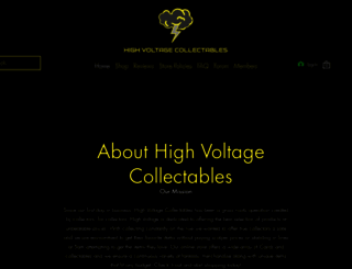 highvoltagecollectables.com screenshot