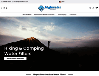 highwaterfilters.com screenshot