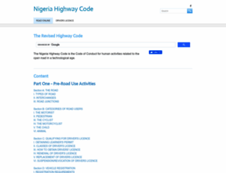 highwaycode.com.ng screenshot