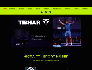 higra-tischtennis.at screenshot