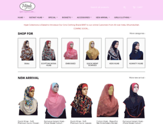 hijabcollections.in screenshot