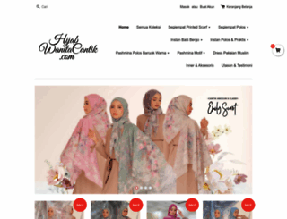 hijabwanitacantik.com screenshot