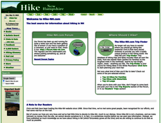 hike-nh.com screenshot