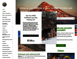 hikeoregon.net screenshot
