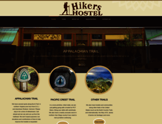 hikershostel.org screenshot