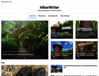 hikerwriter.com screenshot