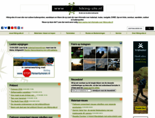 hiking-site.nl screenshot