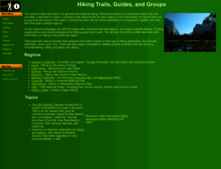 hiking.info screenshot