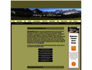 hikinginglacier.com screenshot