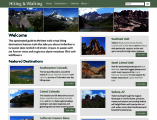 hikingwalking.com screenshot