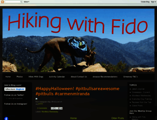 hikingwithfido.com screenshot
